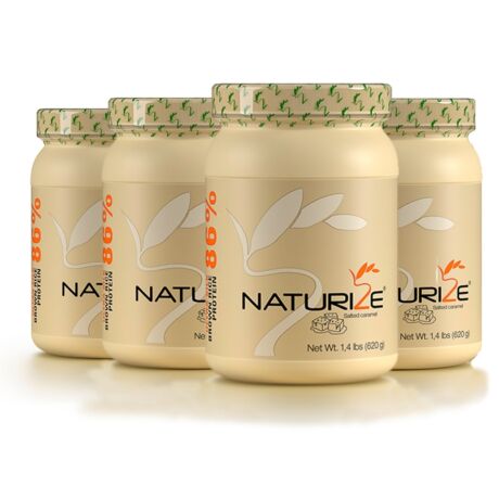 Naturize ultra silk 2.0 sós karamell barnarizs-fehérjepor 4 db