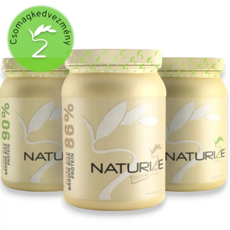 Naturize 3 darabos barnarizs-fehérjepor vegyes csomag 