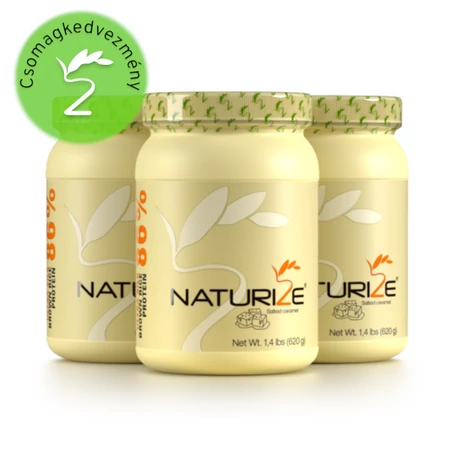 Naturize ultra silk 2.0 sós karamell barnarizs-fehérjepor 3 db