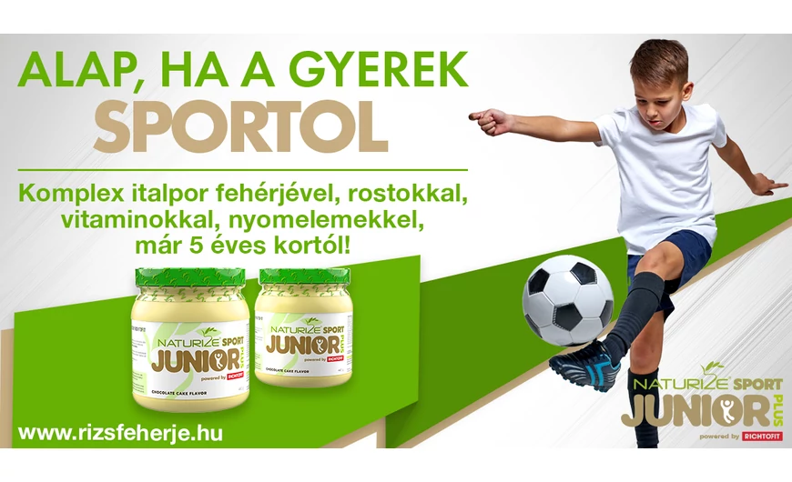Alap, ha a gyereked sportol - de miért is hasznos a Sport Junior Plus?
